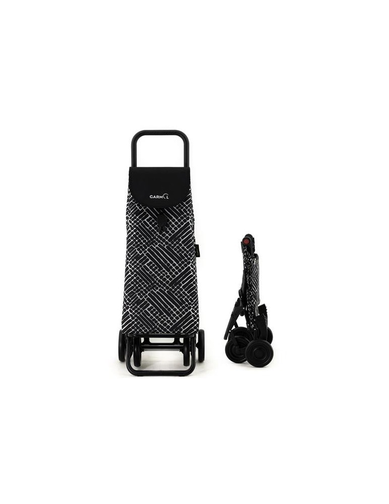 CARRO COMPRA G4P BLOCK NEGRO 55L. PLEGABLE