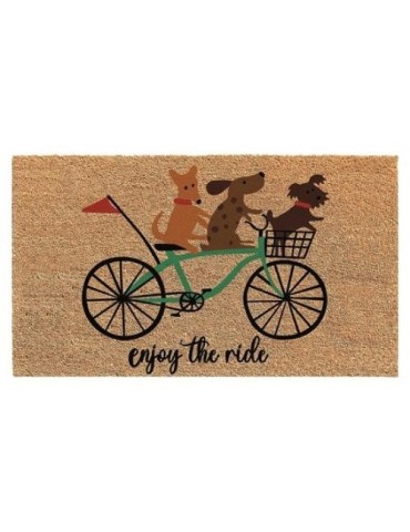 FELPUDO COCO BLANCO BICI 45X70