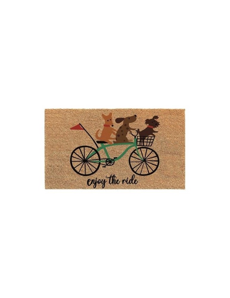 FELPUDO COCO BLANCO BICI 45X70