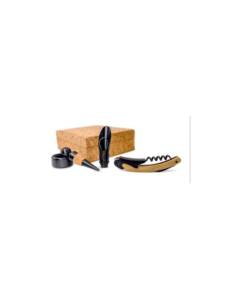 SET REGALO VINO CORCHO FI508SET