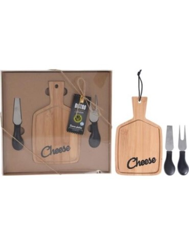 TABLA DE QUESOS BAMBU CON CUCHILLO INOX. 210000550