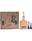 TABLA DE QUESOS BAMBU CON CUCHILLO INOX. 210000550