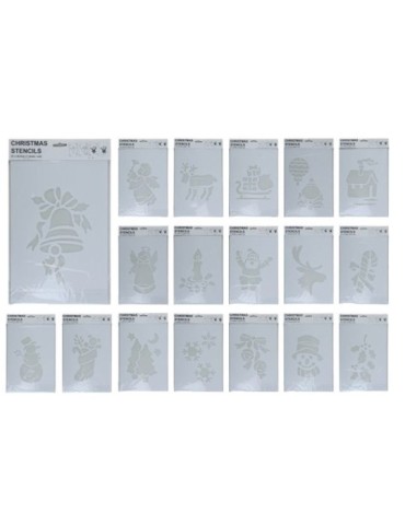 PLANTILLA DECORATIVA MOTIVOS NAVIDEÑOS 35 CMS