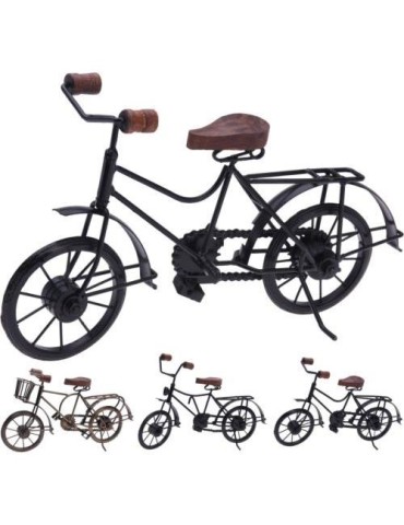 BICICLETA METAL DECORATIVA NEGRA 36CM A78100000