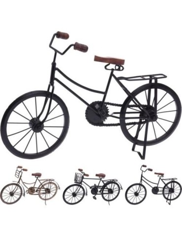 BICICLETA METAL DECORATIVA NEGRA 47CM A78100010