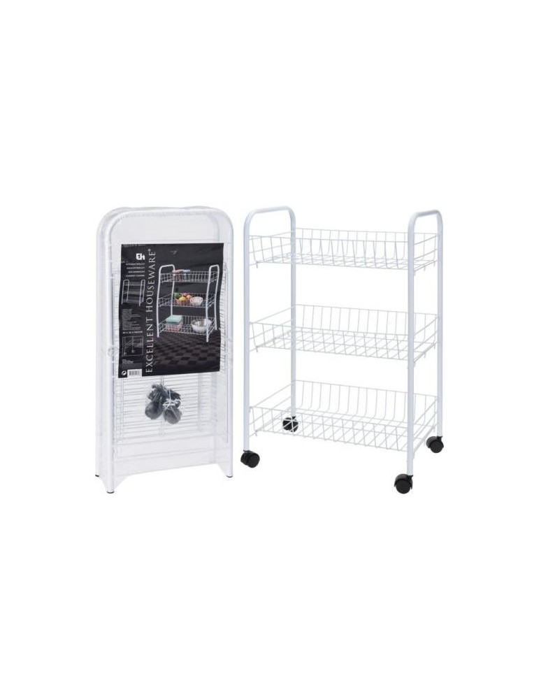 CARRITO COCINA METALICO 3 ESTANTES  101000970