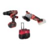 TALADRO ATORN.18V PBL2124PK+AMOLADORA+TROLLEY