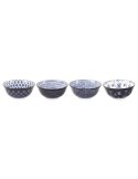BOL PORCELANA SURTIDO 4 AZUL 15CM 691900