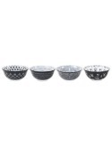 BOL PORCELANA SURTIDO 4 NEGRO 15CM 691901