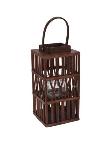 LINTERNA FAROL MADERA 38CM AAE325750