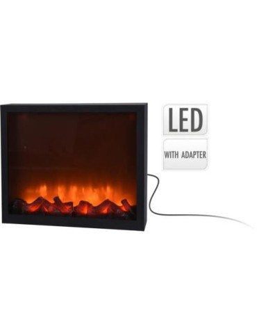 FAROL CHIMENEA CON LED 41X25CM  ADA100100