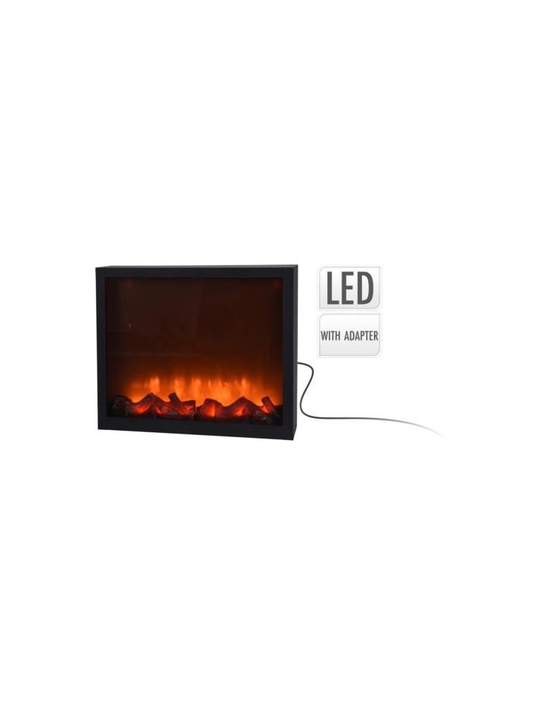 FAROL CHIMENEA CON LED 41X25CM  ADA100100