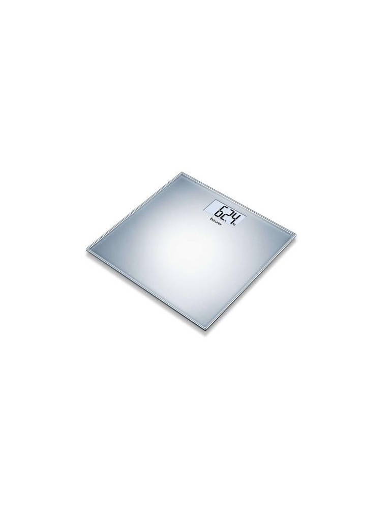 BASCULA VIDRIO PLANA 150KG SILVER GS-202