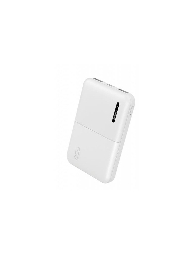 BATERÍA EXT. CON TRIPLE PUERTO USB 5000MAH BLANCO