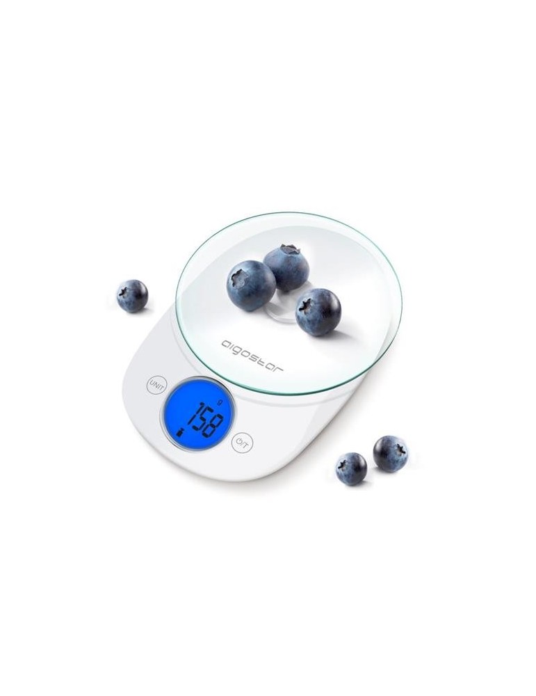 BALANZA COCINA MULTIFUNCION 5KG BLANCA