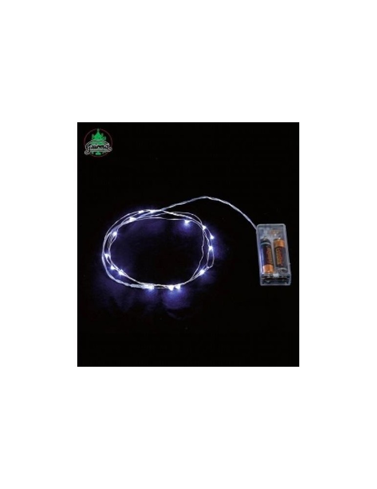 HILO 1 M. 10 LED BLANCO PILAS 22050