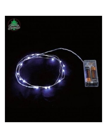 HILO 2 M. 20 LED BLANCO FRIO PILAS 22054
