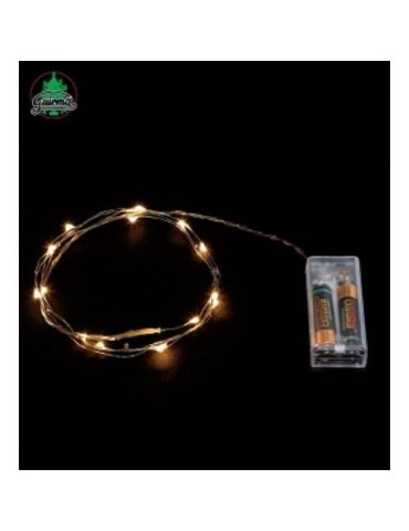HILO 2 M. 20 LED BLANCO CALIDO PILAS 22055