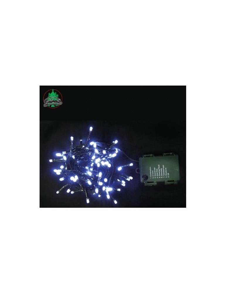 GUIRNALDA 192 LED AZUL EXT.MULTIFU. PILAS 22264