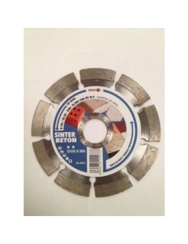 DISCO DIAMANTE SINTERIZADO BETON 115 MM.