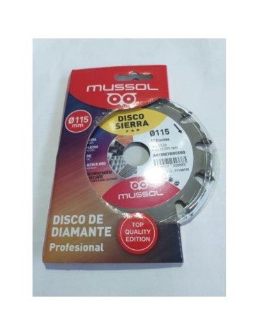 DISCO PARA AMOLADORA CORTE MADERA F1152112