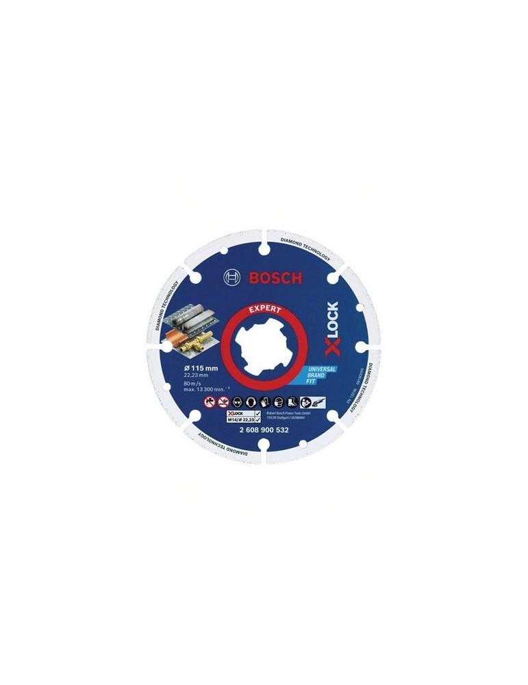 DISCO CORTE DIAMANTE 115MM X-LOCK