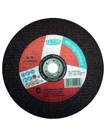 DISCO CORTE INOXIDABLE STANDAR 230X1.9X22.23