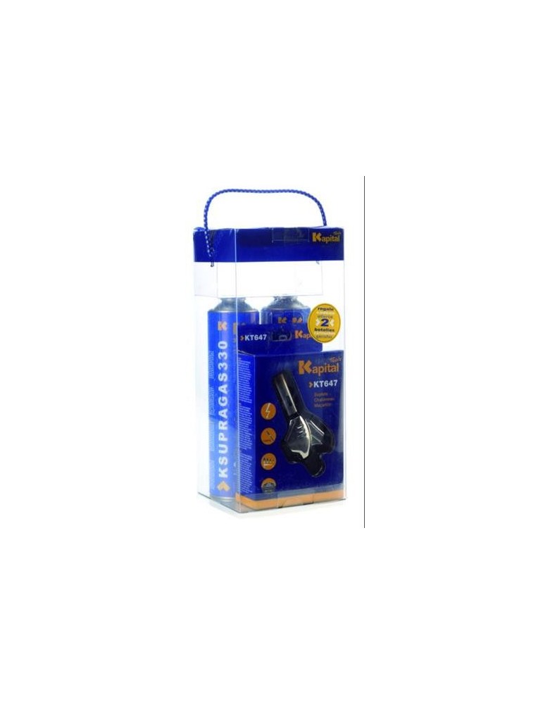 SOPLETE + 2 BOTELLAS KSUPRAGAS330 KT647P