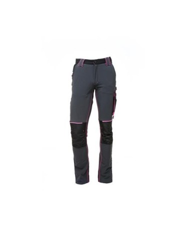 PANTALON MUJER SLIM FIT LADY GREY FUCSIA/CARB T.L
