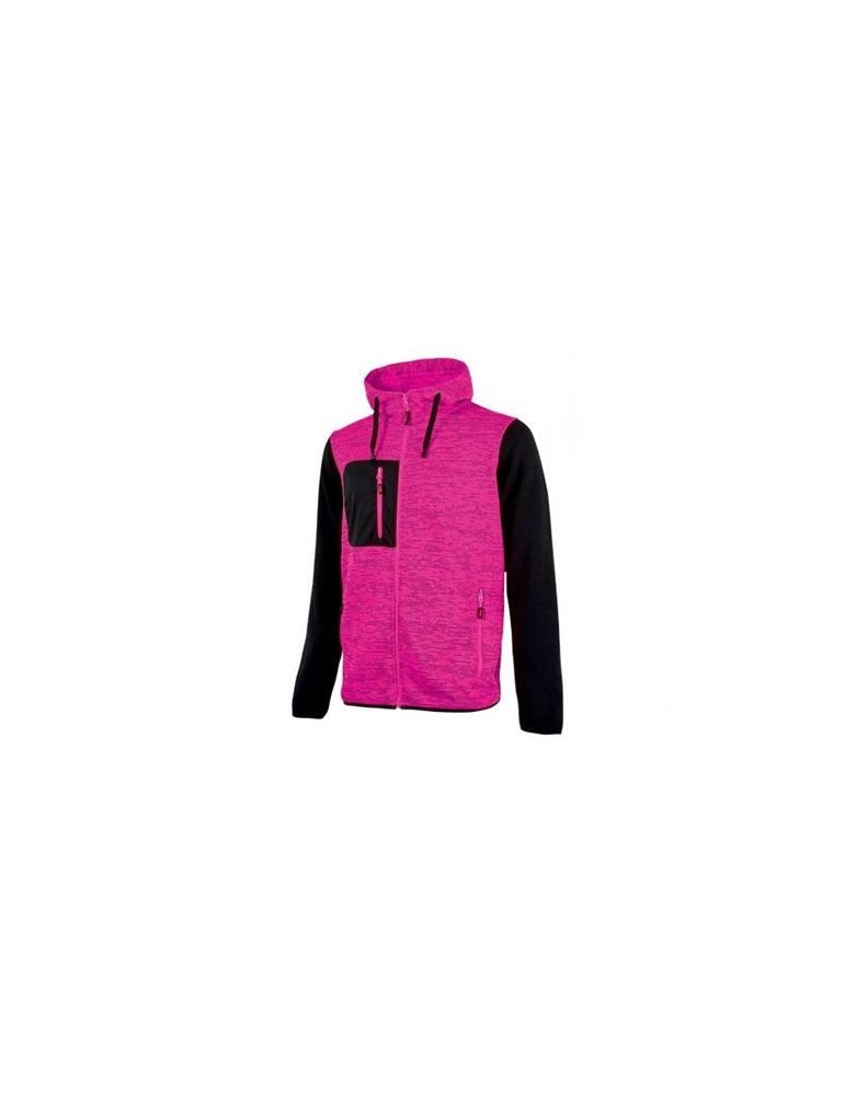 SUDADERA MUJER RAINBOW BLACK/FUCSIA EY174BF T.L