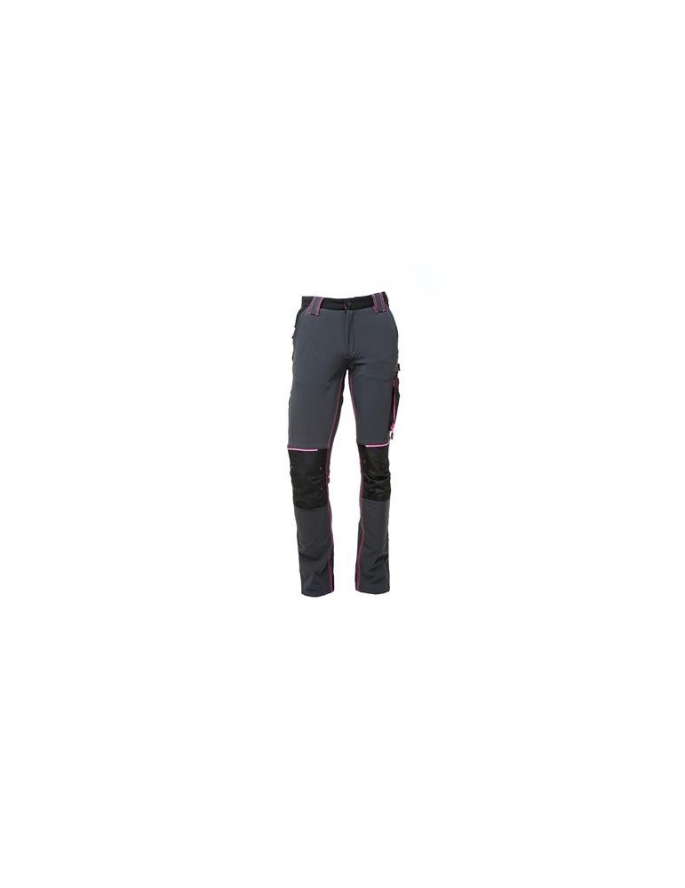 PANTALON MUJER SLIM FIT LADY GREY FUCSIA/CARB T.XS