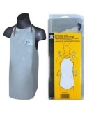 DELANTAL MULTIUSOS CUERO GRIS PARA SOLDADOR