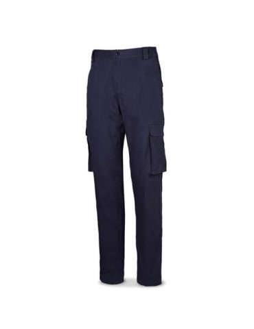 PANTALON STRETCH BASICO AZUL T-44