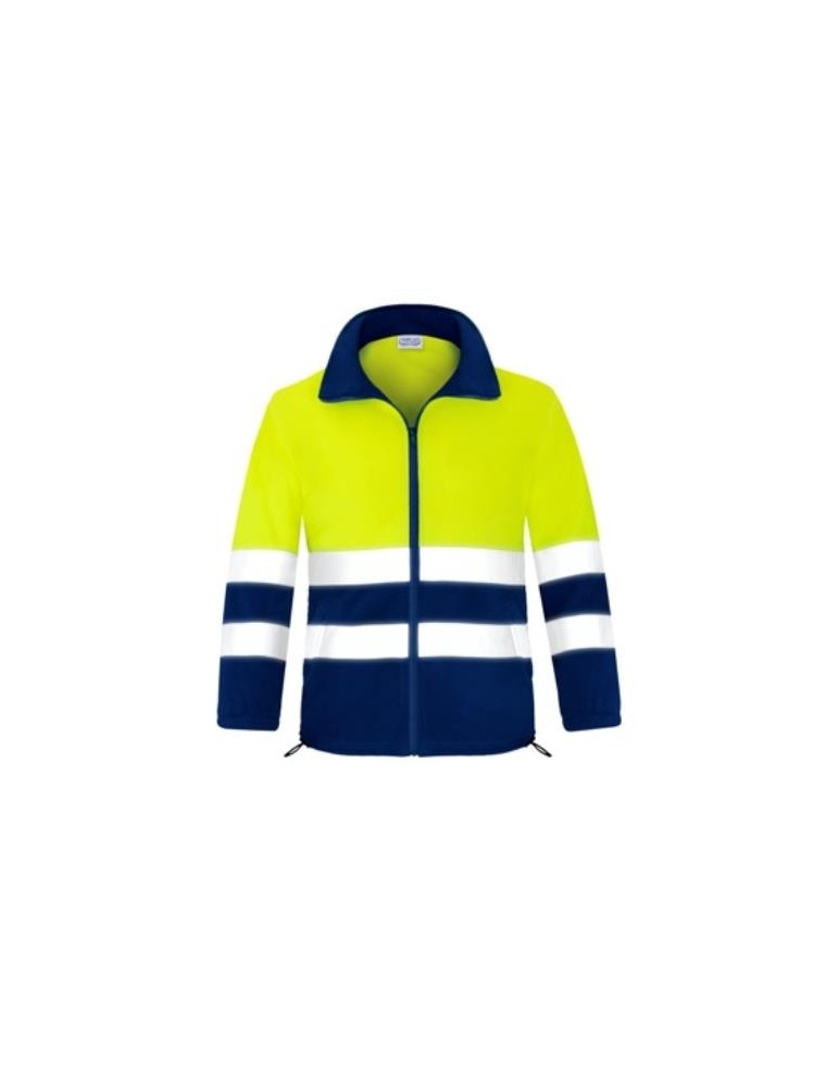 FORRO POLAR A.V. ABIERTO BICOLOR 3051AFAM T-  S