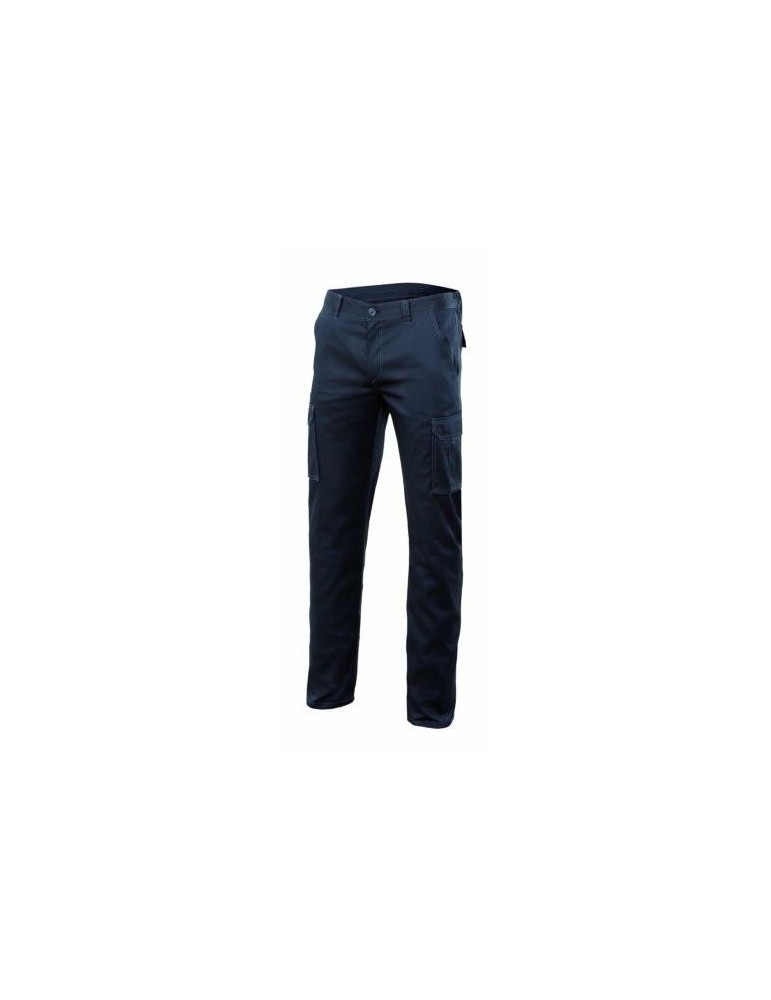 PANTALON ALGODON/FIBRA/POLIESTER STRETCH NEGRO T50