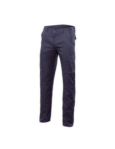 PANTALON ALGODON/FIBRA/POLIESTER STRETCH MARINO 42