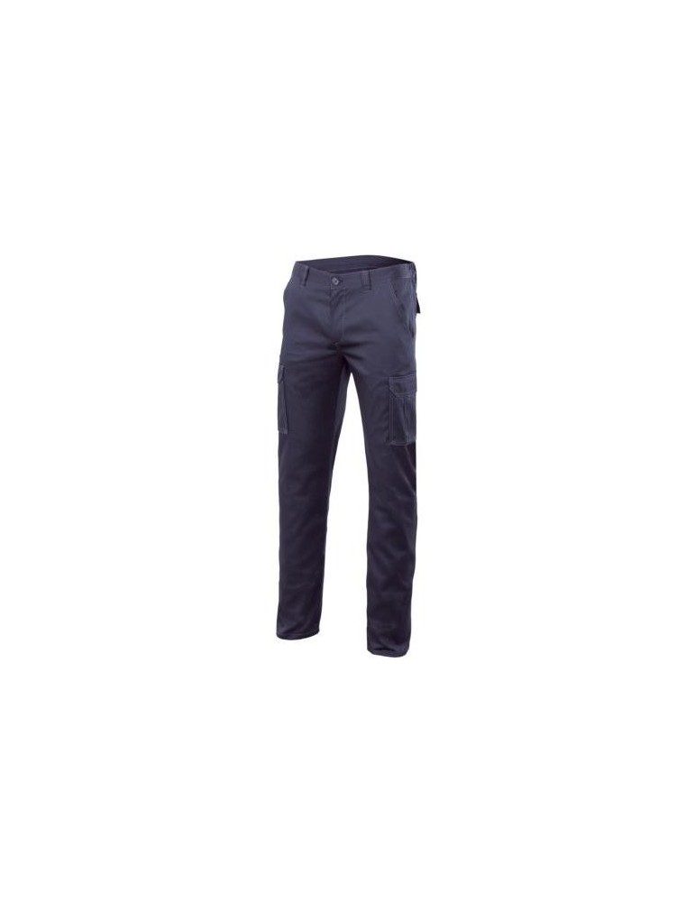 PANTALON ALGODON/FIBRA/POLIESTER STRETCH MARINO 42