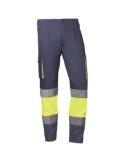 PANTALON AZUL MARINO BANDA AMARILLO MYKONOS T.S