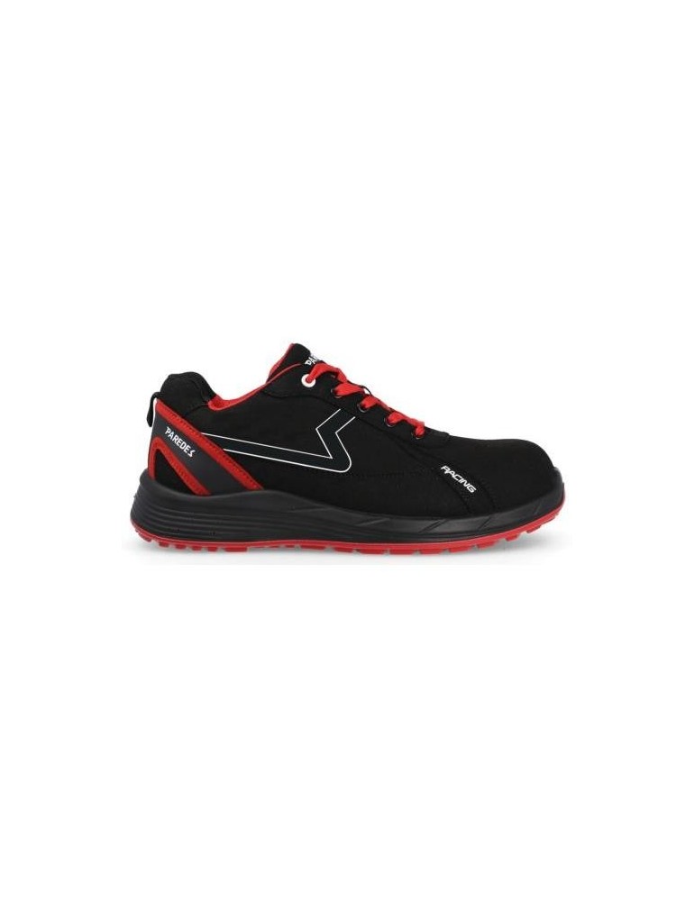 ZAPATO SEG. S3 ALONSO NEGRO-ROJO T-40