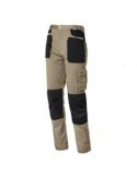 PANTALON STRETCH EN CAJA BEIGE/NEGRO M  8730B