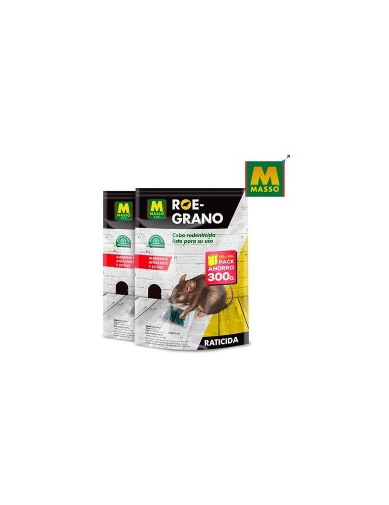RATICIDA CEBO BOLSAS ROE-GRANO 150 + 150 GR