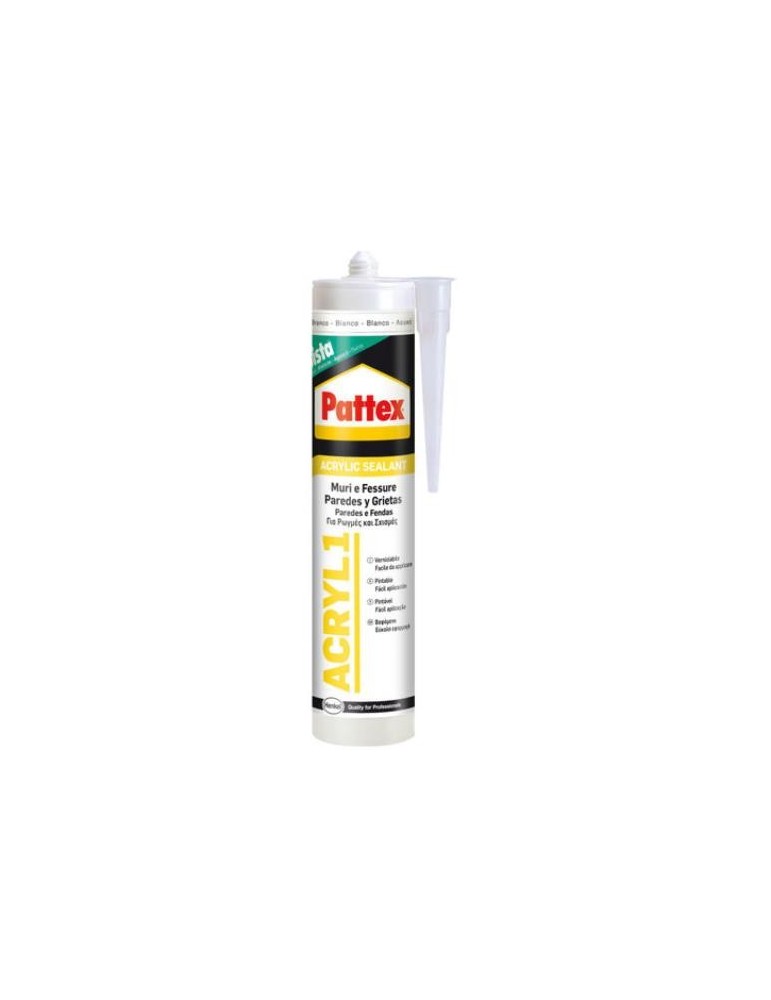SELLADOR PATTEX ACRILICO BLANCO CARTUCHO 300ML