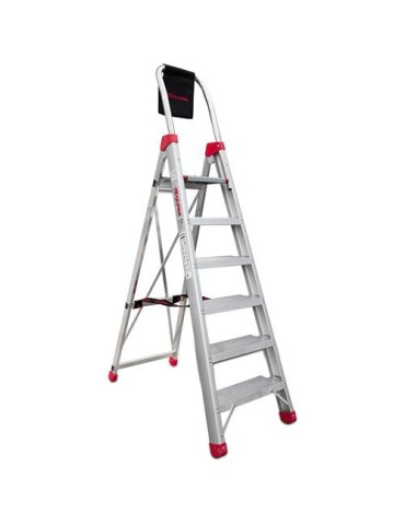 ESCALERA DE TIJERA PROFESIONAL 6 PELDAÑOS DOMUS6