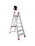 ESCALERA DE TIJERA PROFESIONAL 6 PELDAÑOS DOMUS6
