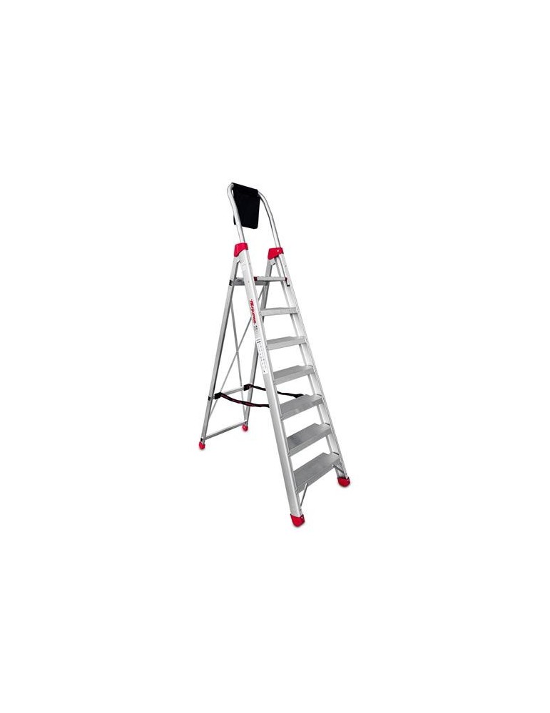 ESCALERA DE TIJERA PROFESIONAL 7 PELDAÑOS DOMUS7