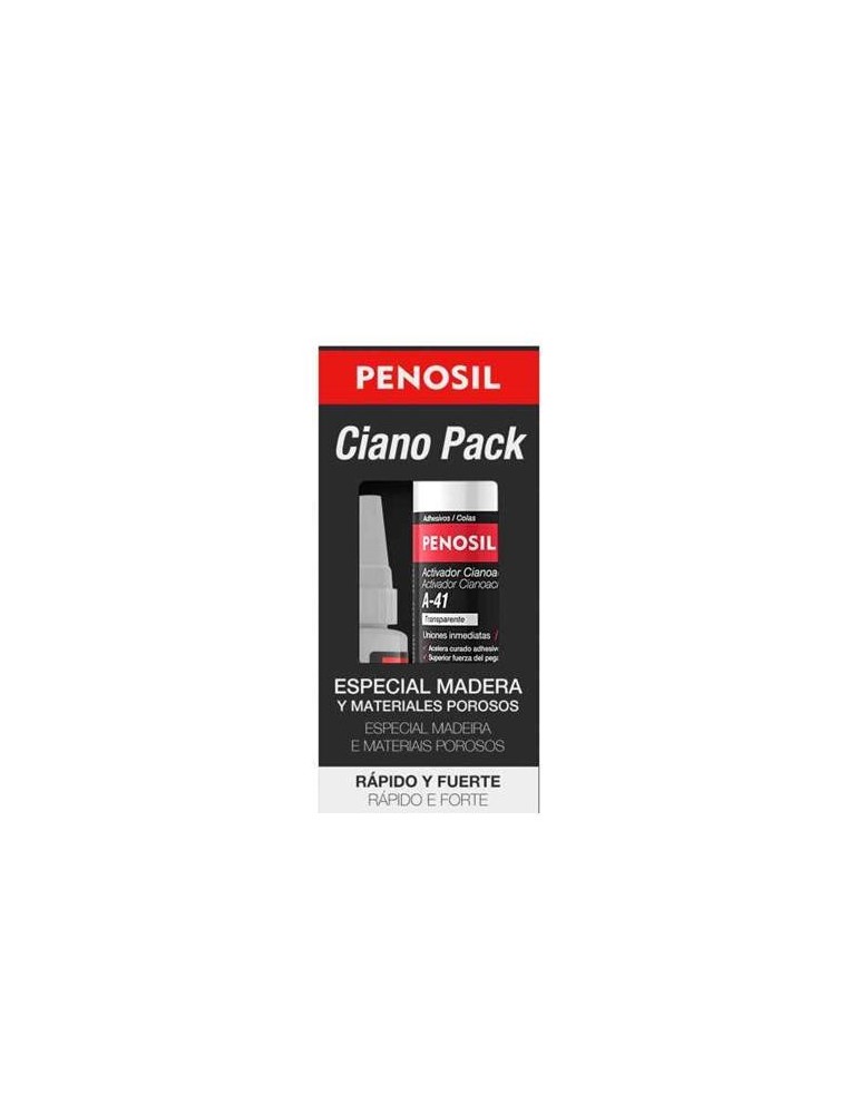 PACK ADHESIVO 50ML + ACELERANTE 200ML CIANO A-40