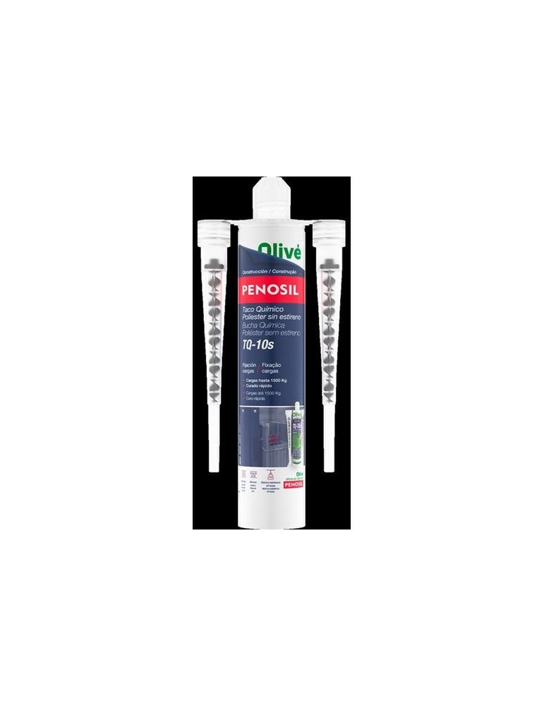 TACO QUIMICO TQ-10S ANCLAJE POLIESTER GRIS 300ML