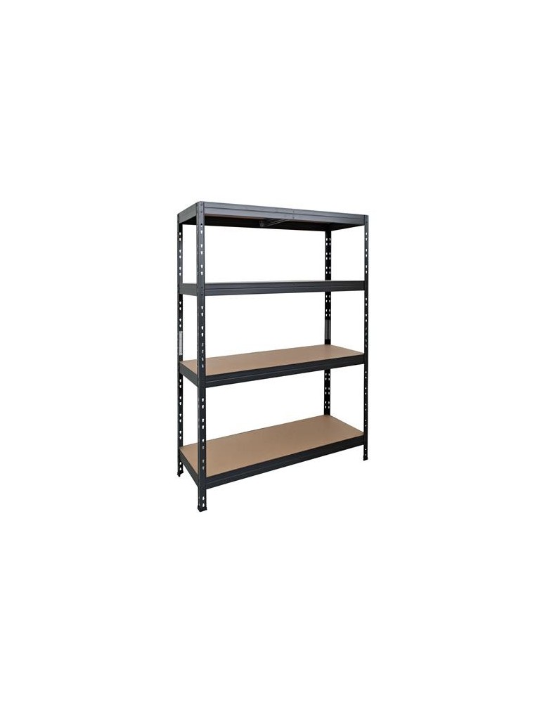 ESTANTERIA 4E 180X120X45 R7016 TEXT MATE NEGRO