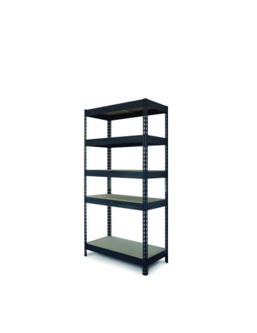 ESTANTERIA METAL/AGLOMERADO RIVET 90/45 ANTRACITA