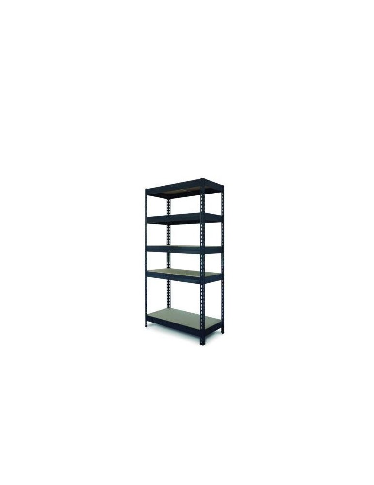 ESTANTERIA METAL/AGLOMERADO RIVET 90/45 ANTRACITA